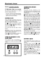 Preview for 22 page of Caple C 201 F/B Instruction Manual