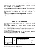 Preview for 7 page of Caple C 270G Instruction Manual