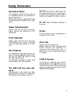 Preview for 3 page of Caple C 301 F/B Instruction Manual