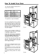 Preview for 6 page of Caple C 301 F/B Instruction Manual