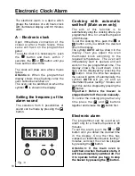 Preview for 10 page of Caple C 301 F/B Instruction Manual