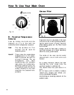 Preview for 12 page of Caple C 301 F/B Instruction Manual