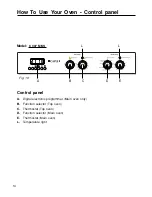 Preview for 14 page of Caple C 301 F/B Instruction Manual