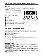 Preview for 15 page of Caple C 301 F/B Instruction Manual