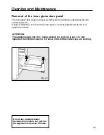 Preview for 25 page of Caple C 301 F/B Instruction Manual