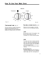 Предварительный просмотр 17 страницы Caple C 302 Instruction Manual