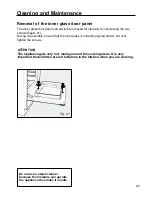 Предварительный просмотр 25 страницы Caple C 302 Instruction Manual