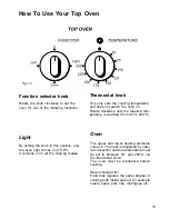 Preview for 13 page of Caple C 305 F/SS Instruction Manual