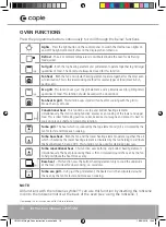 Preview for 18 page of Caple C2105GM Manual