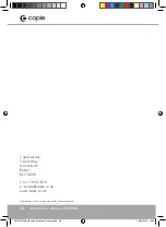 Preview for 28 page of Caple C2105GM Manual