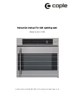 Caple C2160 Instruction Manual preview