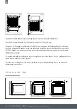 Предварительный просмотр 12 страницы Caple C2220 Instruction Manual