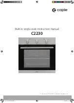 Caple C2230 Instruction Manual preview