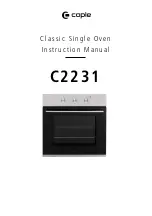 Caple C2231 Instruction Manual preview