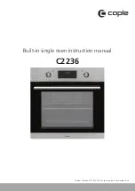 Caple C2236 Instruction Manual preview