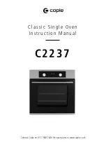 Caple C2237 Instruction Manual preview