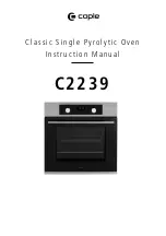 Caple C2239 Instruction Manual preview