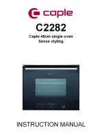 Caple C2282 Instruction Manual preview