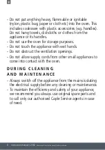 Preview for 8 page of Caple C2362 Instruction Manual