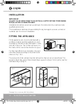 Preview for 12 page of Caple C2401GM Instruction Manual