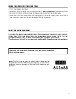 Preview for 7 page of Caple C240SS Instructions For Use Manual