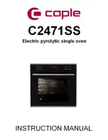 Caple C2471SS Instruction Manual preview