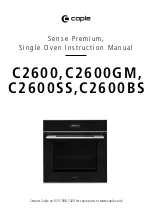 Caple C2600 Instruction Manual preview