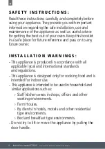 Preview for 4 page of Caple C2600 Instruction Manual