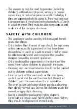 Preview for 5 page of Caple C2600 Instruction Manual