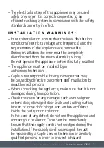 Preview for 7 page of Caple C2600 Instruction Manual