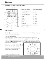 Preview for 16 page of Caple C2901 Instruction Manual