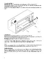 Preview for 8 page of Caple C291MSS Instructions For Use, Maintenance And Installation Manual