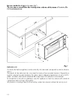 Preview for 14 page of Caple C291MSS Instructions For Use, Maintenance And Installation Manual