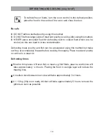 Preview for 14 page of Caple C3240SS Installation And Operating Instructions Manual