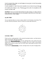 Preview for 20 page of Caple C3240SS Installation And Operating Instructions Manual