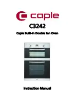 Preview for 1 page of Caple C3242 Instruction Manual