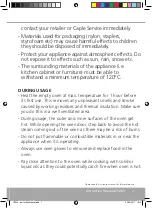 Preview for 7 page of Caple C3245 Instruction Manual