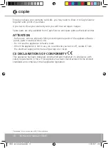 Preview for 10 page of Caple C3245 Instruction Manual