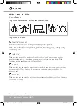 Preview for 16 page of Caple C3245 Instruction Manual