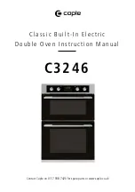 Caple C3246 Instruction Manual preview