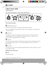 Preview for 16 page of Caple C3248 Instruction Manual