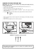 Preview for 7 page of Caple C3400 Instruction Manual