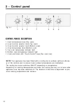 Preview for 12 page of Caple C3400 Instruction Manual