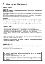 Preview for 23 page of Caple C3400 Instruction Manual