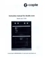 Preview for 1 page of Caple C3501 Instruction Manual