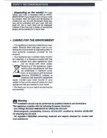 Preview for 7 page of Caple C3501 Instruction Manual