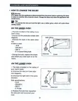 Preview for 21 page of Caple C3501 Instruction Manual