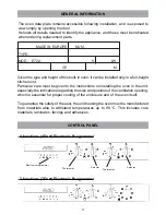 Preview for 4 page of Caple C4240SS Installation And Operating Instructions Manual