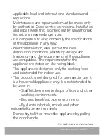 Preview for 5 page of Caple C4245 Instruction Manual