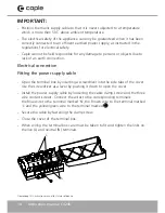 Preview for 14 page of Caple C4245 Instruction Manual